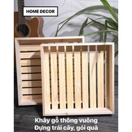 CAKE STORAGE CNY.PINE WOOD STORAGE BASKET. STORAGE OF FRUITS AND CLOTHES
