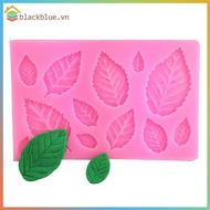BBLUE 3D Rose Flower Leafs Silicone Mold DIY Fondant Chocolate Sugarcraft Cake Decor Baking Tools Co