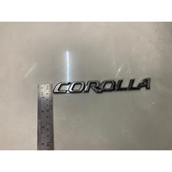 Corolla Emblem for Installation on the Toyota Corolla Trunk