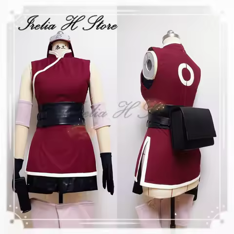 Irelia H Store Custom size/made Anime Cosplay Haruno Sakura Cosplay Costume Haruno Sakura ninja Suit