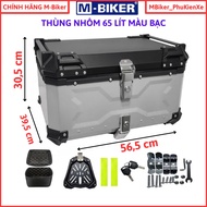 Thùng nhôm xe 65l 22l 28l 36l 45l 55l thùng nhôm xe thùng nhôm gắn baga xe máy chính hãng Mbiker