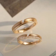 Men's/women's SILVER WEDDING COUPLE FIANCE WEDDING RING - J434