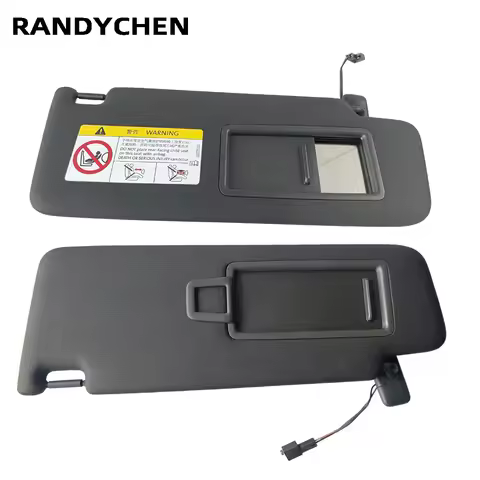 x1/x2 Interior Black Sun Visor For VW Golf 7 7.5 GTI R Line Jetta MK7 GLI Skoda Octavia 3 A7 RS Seat