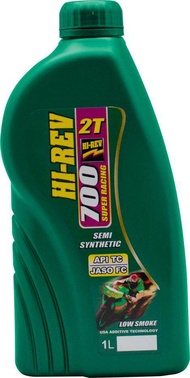 Original Hi-Rev Hirev 2T 700 Wangi 2T 125Z 125ZR 1 Litre 1L Low Smoke Asap Kurang  Semi Synthetic