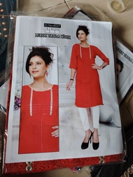 Lurex tabla work kurtis. Budget kurtis. With small cutting. Soft materials.