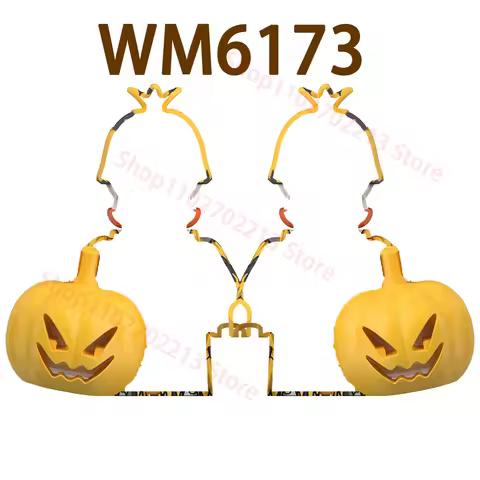Halloween Building Blocks Figures ABS Plastic Educational Toys For Kid's Collection WM6205 WM6173 WM