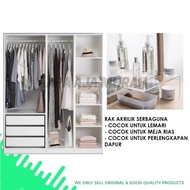 Organizer / Cupboard Rack Plastic Tray Multipurpose Cupboard Divider Acrylic Grade