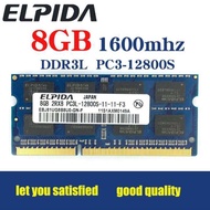 ELPIDA 8GB DDR3 1600HMZ แล็ปท็อป RAM PC3L-12800S