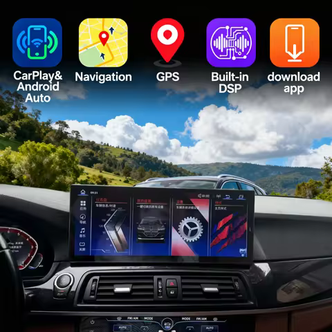 15.8 inch Screen For BMW 5 Series/GT/7 Series/X1 2009-2022 NBT/CIC/EVO CarPlay Android Multimedia GP