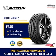 Michelin Pilot Sport 5 17 18 19 inch Tyre (INSTALLATION/DELIVERY WEST MY) Tayar T