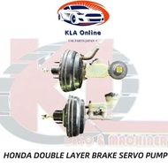 246.HONDA DOUBLE LAYER BRAKE SERVO MASTER PUMP BRAKE PUMP /10INCH MODIFIND EK EG WIRA SATRIA SAGA AL