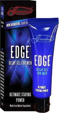 Edge Delay Gel. Ultimate Staying Power: Natural, Prolonging and Desensitizing Delay for Men, Non-Num