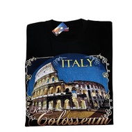 T-shirt Souvenir black Colosseo Roma t-shirt from Italy