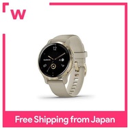 GARMIN Smart Watch GPS Venu 2S Light Sand / Light Gold [Japan] 010-02429-61 Small Beige