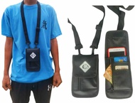 Bayar Di Tempat Tas Slempang Pria Dompet Hp Gantung Leher Hanging Wallet 2 in 1