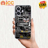 OPPO A3X Case - MANIA BUS MOTIF Case - Premium Softcase - Clear Transparent - HP Silicone - Casing -