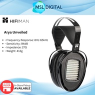Hifiman Arya Unveiled Open Back Headphones Stealth Magnets, Planar Magnetic, Nanometer Diaphragm Hea