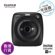 FUJIFILM - 香港行貨一年保養 Instax Square SQ20 即影即有相機 黑色