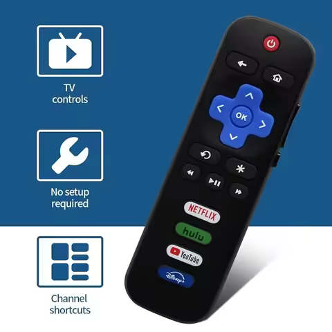RC280A Replacement Remote Control For TCL Roku/ Hisense Roku/ Onn/ Philips Roku Smart TV Remote Not 