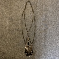 Lovisa Black Tribal Tassle Necklace