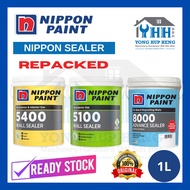 [Nippon Paint] 1 Liter Undercoat Primer Sealer 5100 5400 8000 / Cat Undercoat Dinding Rumah Pek Send