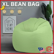 Cassa Super Size Washable Fabric Apple Green Bean Bag Sofa 2.1 kg (Washable Fabric - Easy Care)