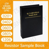 Resistor Kit SMD Book 0805 Resistor Assortment Kit 0603 1206 0201 0402 1% FR-07 170 Values 400 Value
