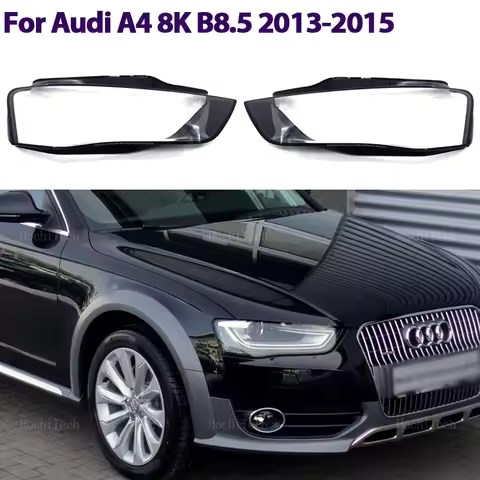 Headlight Cover Transparent Mask Lens Lampshade Headlamp Shell Polycarbonate For Audi A4 8K B8.5 201