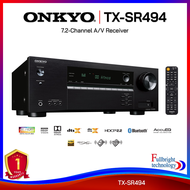Onkyo TX-SR494 7.2-Channel A/V Receiver 7.2 ชาแนล รองรับ Dolby Atmos และ DTS Virtual: X รับประกันศูนย์ไทย 1 ปี