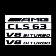 4Pcs/Set 3D ABS Car Sticker For Mercedes-Benz CLS Class TURBO 4MATIC Modified AMG Logo CLS53 63 S Ta