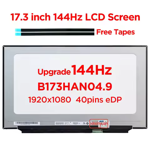 17.3 Inch 144Hz Laptop LCD Screen B173HAN04.9 B173HAN04.5 for ASUS TUF FA706 FA707 FX705 FX706 FX707