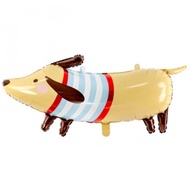 35.5 inch Dachshund Dog Foil Balloon Party Deco | Dog Foil Balloon