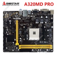 Used BIOSTAR A320MH A320MD PRO B350ET2 motherboard 32GB A320 AMD PCI-E 3.0