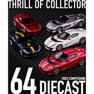 TOC 1:64 Ferrari 812 Competizione Limited Edition Die-Cast Alloy Model Car – Collector’s Scale Repli