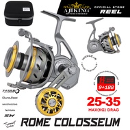 Ajiking Rome Colosseum Spinning Reel 25-35 Drag Full Metal Body Heavy Duty Saltwater Mesin Pancing 2