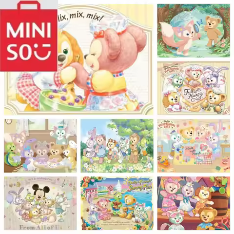 Miniso Disney Diamond Painting Duffy and Friends LinaBell Mosaic Embroidery Jewelry Cross Stitch Hom