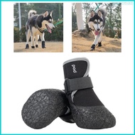 Nan 4lots Prevent Licking Paws Dog Rain Shoes Permeable Pet Paws Protectors