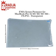 FMA Screen Protector for MacBook Pro 16 M1 M2 M3 M4 - FS-P16 - Transparent
