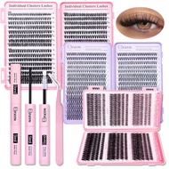 1860pcs / 640pcs / 580pcs Lash Clusters Individual Cluster Lash Extensions DIY Multi-Type Mixed Wisp