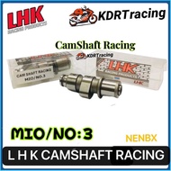 LHK Camshaft Racing PRODUCTS THAILAND  For MIO SPORTY SOULTY NONVO FINO /Stage 1-2-3