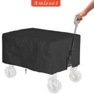 [Amleso1] Wagon Cart Cover, Garden Cart Cover, Durable Drawstring Closure Water Resistant Wagon Rain