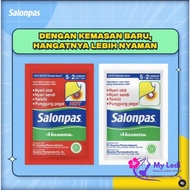 HIJAU MERAH Salonpas Koyo Pain Relief Contents 6X2 = 12 Sheets - Green - Red Hot - Salompas - My Ledi