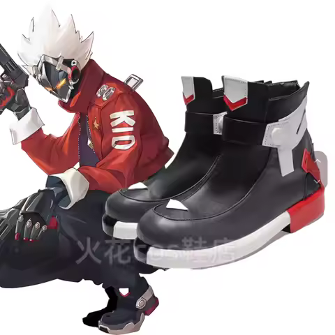 Game Zenless Zone Zero Billy The Kid Cosplay Shoes Robot Handsome Men Halloween Party Anime Roleplay