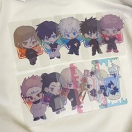 Ready Set of cards in all 8 JJK Jujutsu Kaisen War Magic characters