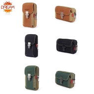 Dream Men Vintage Canvas Waist Bag Phone Pouch Sport Belt Hip Belt Loop  Wallet Carry for Case Purse
