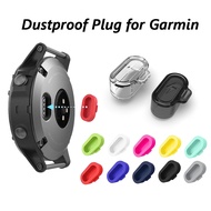Soft Silicone Anti-Dust Plug Protective Case For Garmin Forerunner 245 945 955 Fenix 7x 6 5S 5X Dustproof Protector Cover