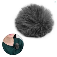 Clip-on Lavalier Microphone Windscreen Furry Windshield Mic Muff Compatible with Boya M1 and Other Most Lapel Microphones