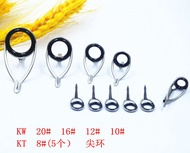 Fuji Stainless Steel Fishing Rod Line Guide Ring Anti-Tangle Fishing Gear Accessories Outdoor Campin