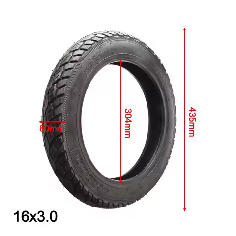 16 Inch Electric Scooter Vacuum Tire 16x3.0 Explosion-Proof Tyre For E-Bike Cycling Accessories E-sc
