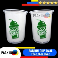 OVAL CUP SCREEN PRINTING 12OZ 14OZ 16OZ OVAL CUP SCREEN PRINTING 12 oz 14 oz 16 oz